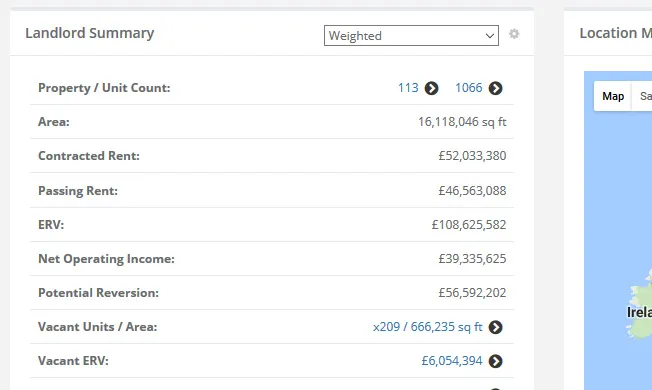 Lease Tracking Screenshot