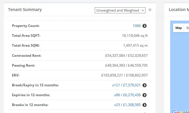 Lease Tracking Screenshot